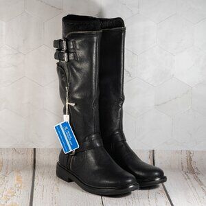WHITE MOUNTAIN Shoes Women's Mazed Tall Shaft Boot Knee-High Color Black 9 M